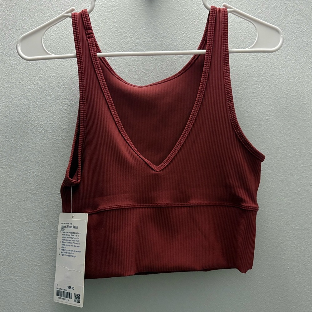 Lululemon Power Pivot Tank Top *Rib - Picture 3 of 5
